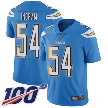 Los Angeles Chargers NFL Football Melvin Ingram Electric Blue Jersey Youth Limited 54 Alternate 100th Season Vapor Untouchable
